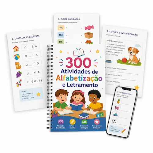 300 Atividades de Alfabetização e Letramento